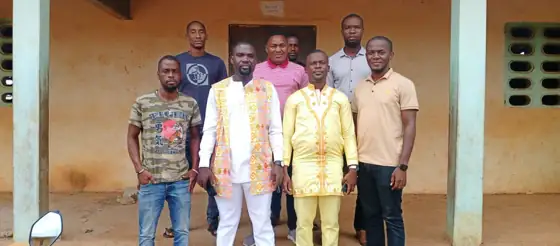 Rencontre avec les fonctionnaires lors de la tournée