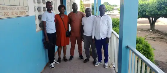 Rencontre avec les fonctionnaires lors de la tournée